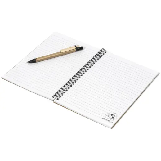 Eco-Logical A5 Notebook & Pen Notebook Open